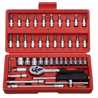 Socket Wrench set Ratchet Torque Combo Chrome
