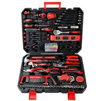 Complete Household Hand Tool Kit for Garage Car