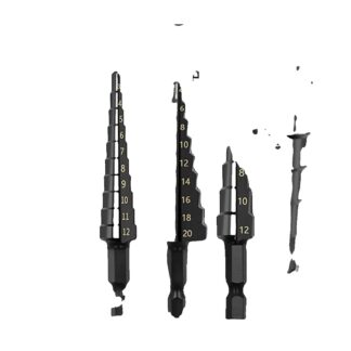 HSS Straight Groove Step Drill bit 3 12mm 4 12mm