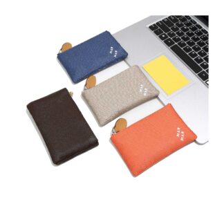 Heritage Canvas Coin Pouch Keychain Wallet with Chain