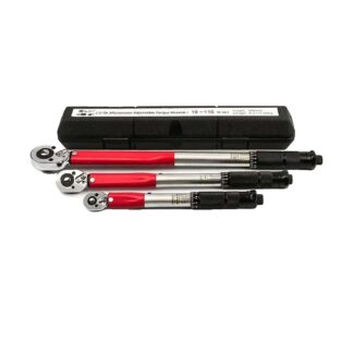 5 210n.m Torque Wrenches set 1/2 3/8 1/4