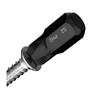 18mm Ultra Short 1/4 in HEX Screwdriver bit