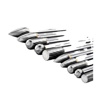 150mm 1/4 in Carbide Shank Rotary Burr set Long