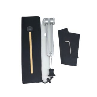 128hz Aluminum Alloy Tuning Fork set with Mallet