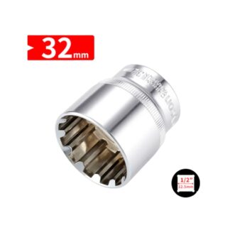 1/2 Square Drive 12 Point Socket bits set 8 32mm