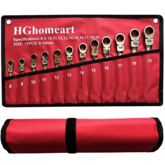 Ratchet Wrench set 8 19mm Socket Spanner Tool